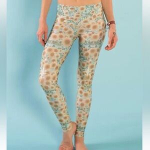 Teeki sunflower Leggings - L